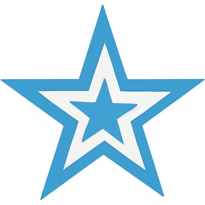 3 - Piece Nested Star Craft Punch Set - 25/49/75mm Paper Punches for Scrapbooking - Home - Crafts