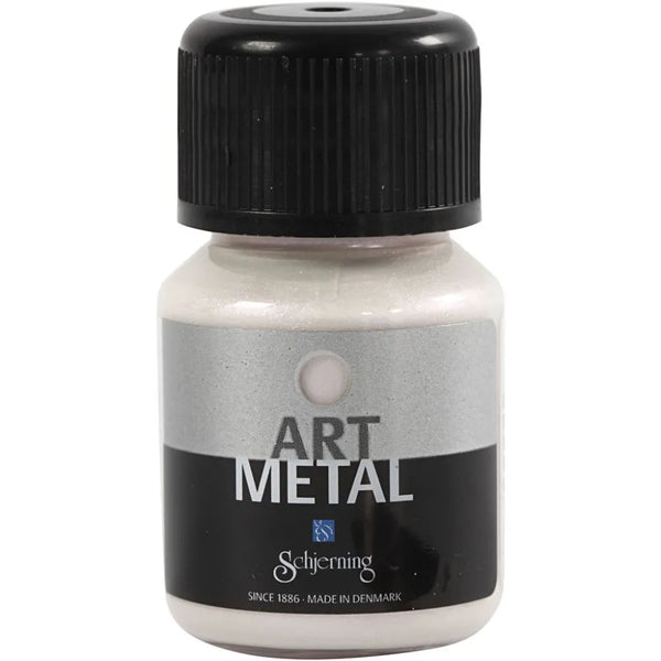 Water-Based Gloss Metallic Paint 30ml Shiny Vintage Effect Opaque Safe