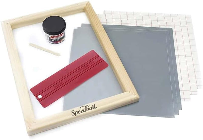 Speedball Beginner Screen Printing Craft Vinyl Kit - All Materials & Full Instructions.
