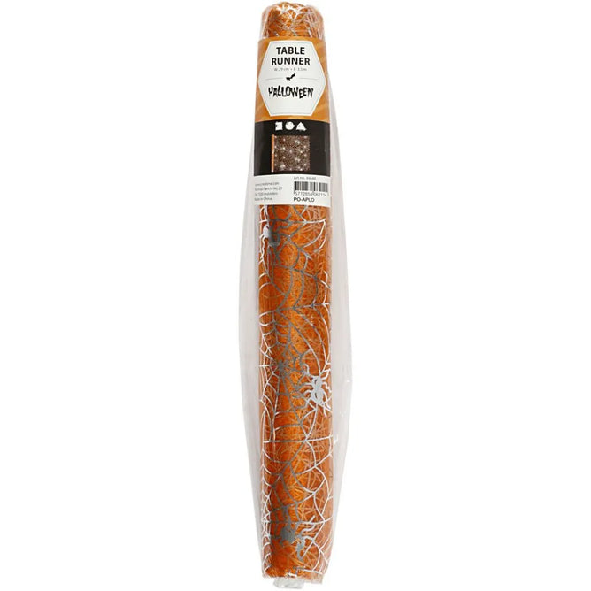 Halloween Table Runner Printed Roll Orange Christmas Decoration Crafts 29cm 3.5m