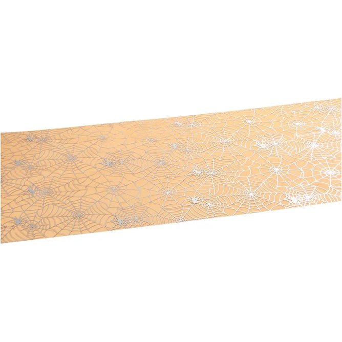 Halloween Table Runner Printed Roll Orange Christmas Decoration Crafts 29cm 3.5m