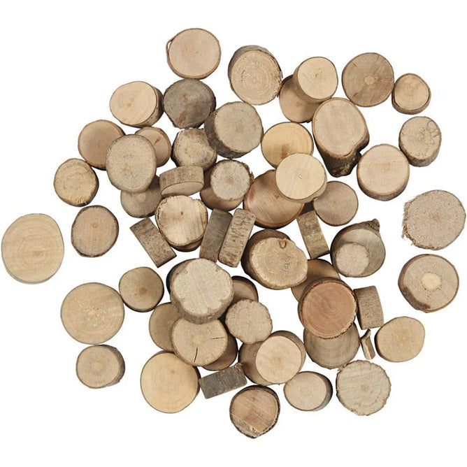 Wood Mix 10-15mm 25g Christmas Crafts Holiday Decorations