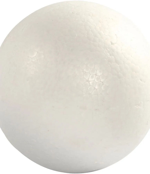 Large 15cm Polystyrene Ball - Craft Decorations Sweet Tree Round Sphere Christmas