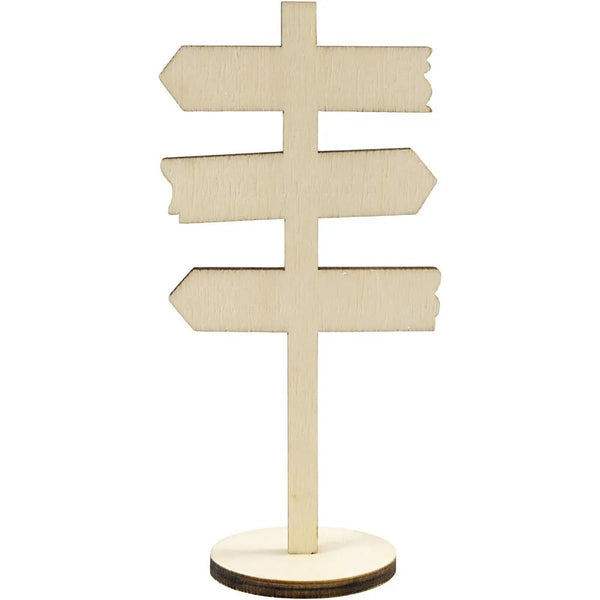 Miniature Standing Signpost Mini Decoration For Scenes