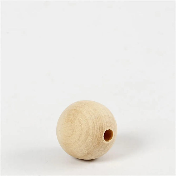 200 x 20mm Wooden Bead Round Macramé Jewellery Making Supplies Crafts