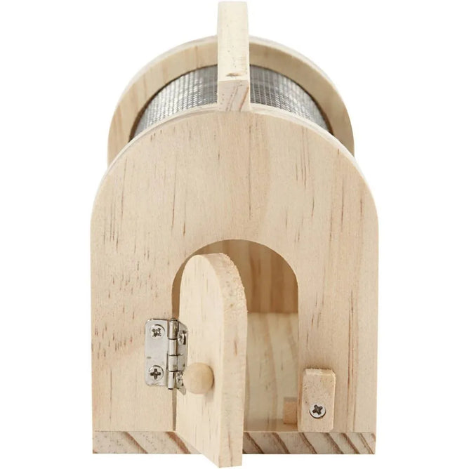 Wooden Insect Cage With Elastic Closure Toys Decoration Crafts