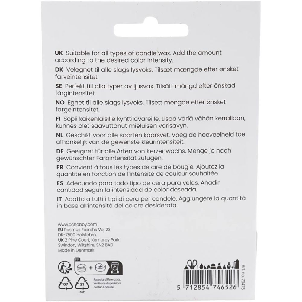 5g Beige Universal Candle Dye Flakes - Concentrated Color Pigments for Soy Wax, Paraffin & Candle Making - Home - Crafts