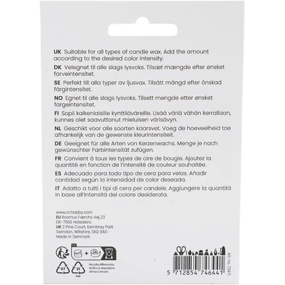 5g Dark Red Universal Candle Dye Flakes - Concentrated Color Pigments for Soy Wax, Paraffin & Candle Making - Home - Crafts