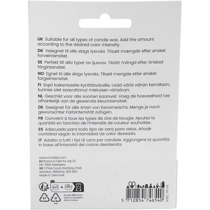 5g Light Rose Universal Candle Dye Flakes - Concentrated Color Pigments for Soy Wax, Paraffin & Candle Making - Home - Crafts