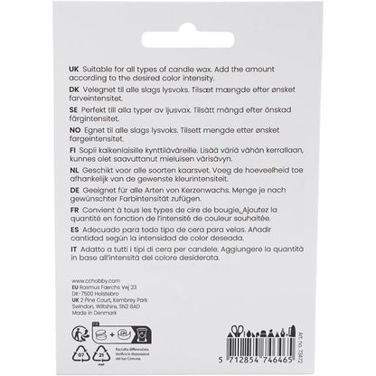 5g Yellow Universal Candle Dye Flakes - Concentrated Color Pigments for Soy Wax, Paraffin & Candle Making - Home - Crafts