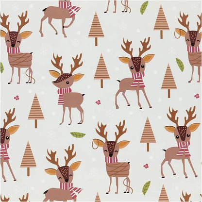5M Bambi Xmas Gift Wraps High-Quality Wrapping Paper