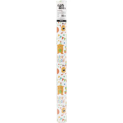5M Birthday Monsters Gift Wraps High-Quality Wrapping Paper