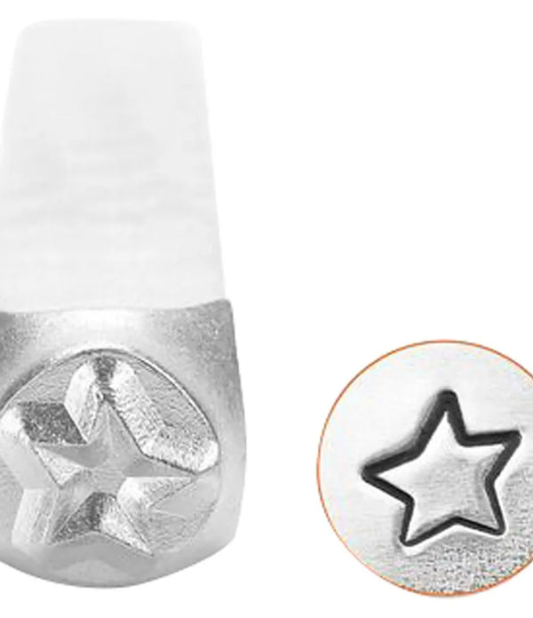 ImpressArt Steel Star Sign Shape Motif Embossing Stamp Jewellery Making Supplies