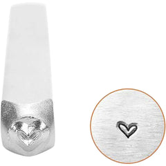 Steel Heart Sign Shape Motif Embossing Stamp Jewellery Making Supplies