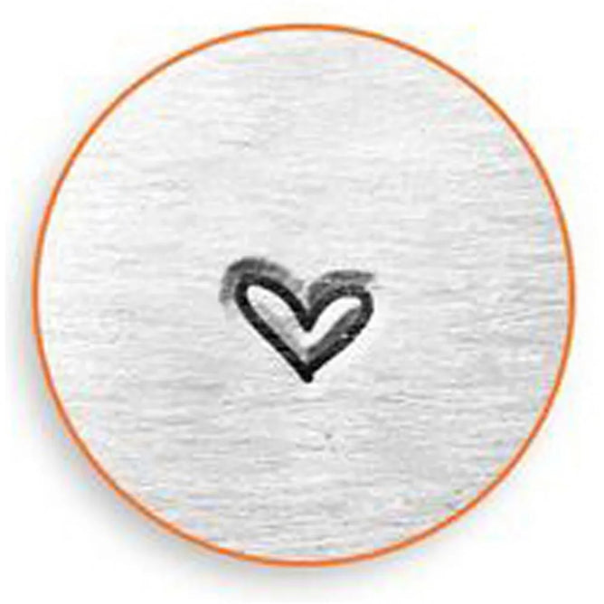 Steel Heart Sign Shape Motif Embossing Stamp Jewellery Making Supplies