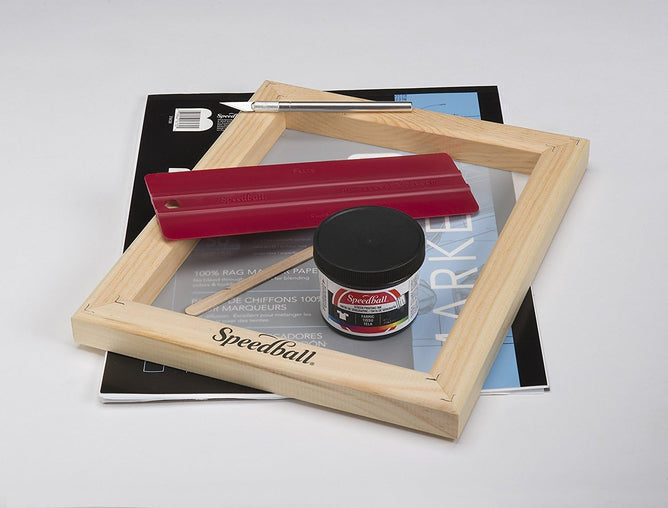 Speedball Paper Stencil Beginner Screen Printing Kit - All Materials & Full Instructions.
