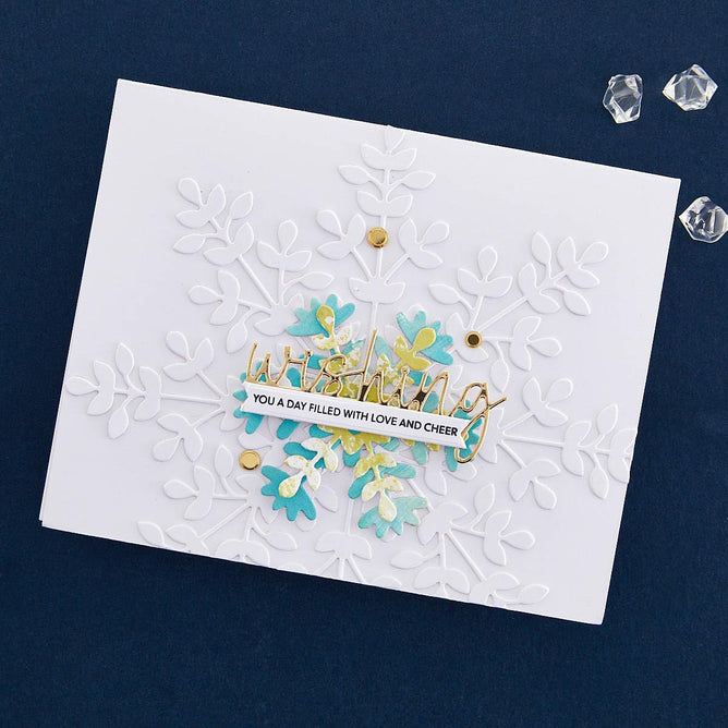 Spellbinders Snowflake Card Creator Etched Dies from The Bibi's Snowflakes Collection