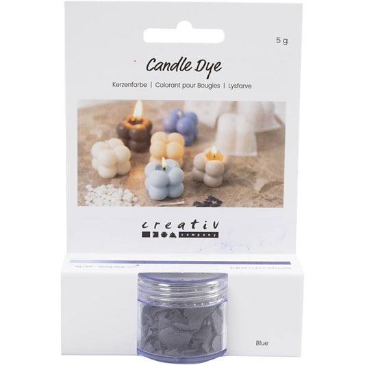 5g Blue Universal Candle Dye Flakes - Concentrated Color Pigments for Soy Wax, Paraffin & Candle Making