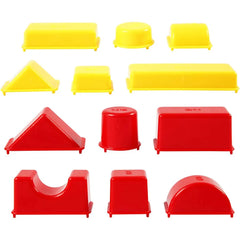 Plastic Moulds Sandy Clay Assorted Geometric Shapes Modelling Sand Castle Beach