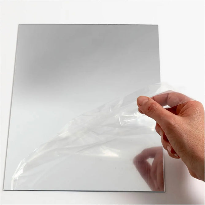 Flexible Plastic Mirror Sheet Can Pre-Cut with A Knife 29.5x21 Cm