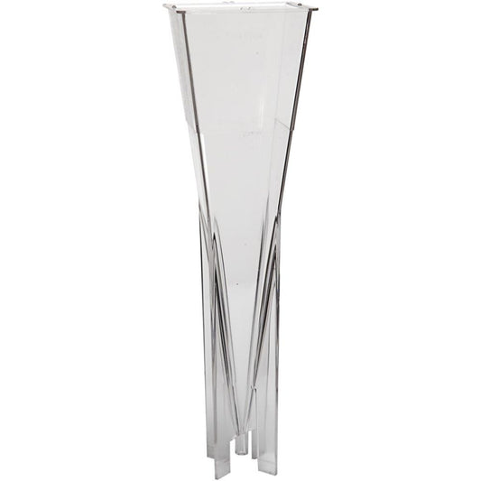 Pyramid Candle Mould - 228x60mm Reusable Plastic Mold for Tall Candles