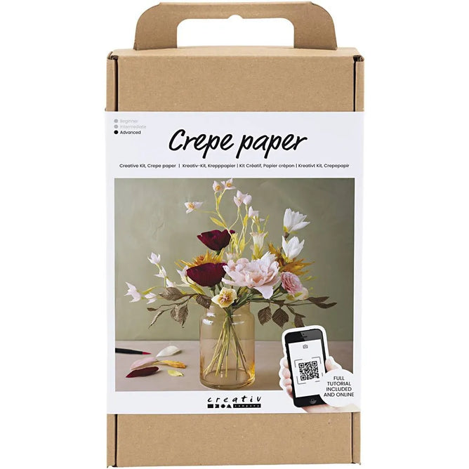 Eternity Bouquet Crepe Paper Flowers Kit | All Materials & Instructions