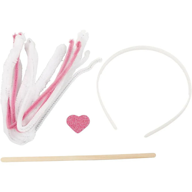 Kids Easter Bunny Hair Band Clamp Set Craft Kit – Create Fun & Festive Hair Decoration