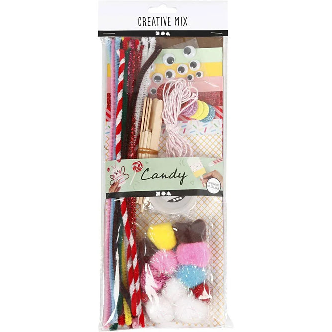 All-in-One Kids’ Craft Kit – Glitter Paper, Pom-Poms & Pipe Cleaners for Creative Fun