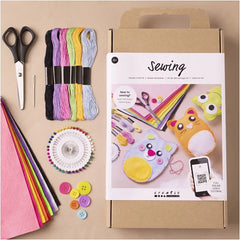 Teddy Bears Sewing Felting Starter Craft Kit Full Craft Kit - All Materials Instructions Included