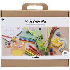 Large Modelling Arts & Craft Kit – Silk Clay, Glitter & Pom-Poms for Creative Fun
