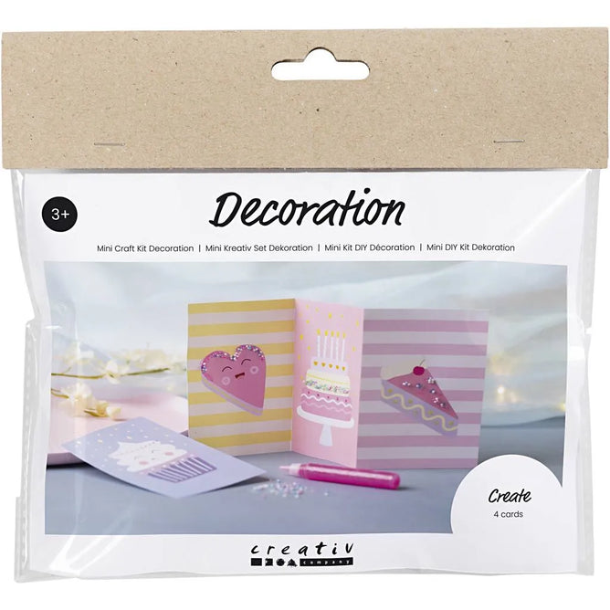 DIY Cake Decorating Craft Kit – Fun Glitter & Bead Art for Kids