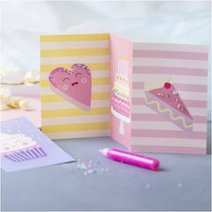 DIY Cake Decorating Craft Kit – Fun Glitter & Bead Art for Kids