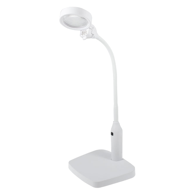 PURElite Multi-Use Magnifier and Table Lamp: White