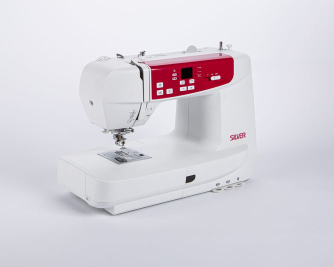 Silver Viscount Wifi Sewing & Embroidery Machine Computerized - 120 stitches 70 Embroidery Designs