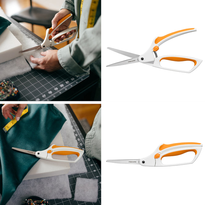 Fiskars Scissors: Universal: EasyAction™: 26cm Spring Action Paper Fabric Sewing Accessory