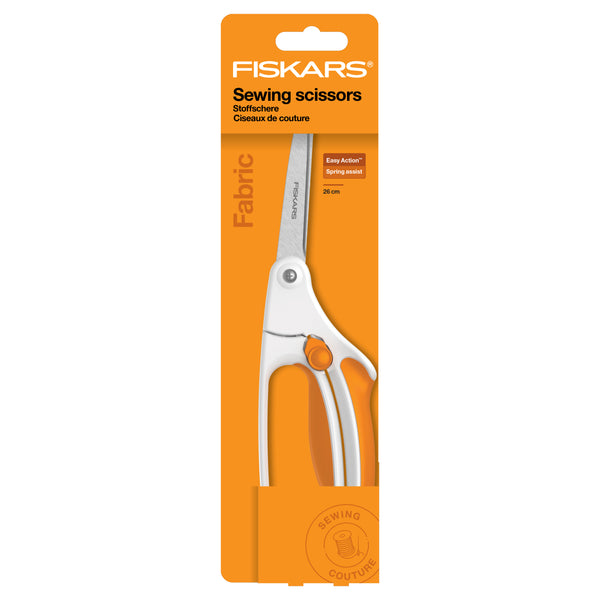 Fiskars Scissors: Universal: EasyAction™: 26cm Spring Action Paper Fabric Sewing Accessory