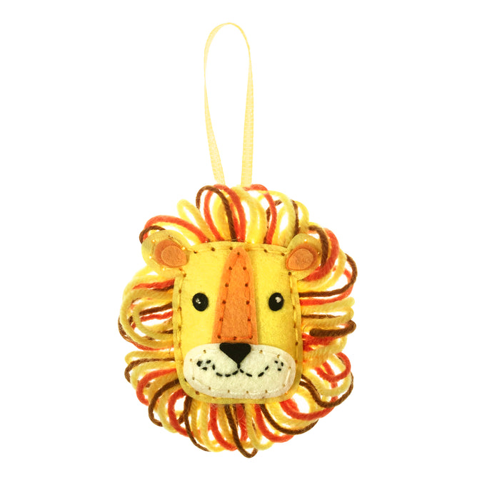 Trimits Lion Pre Punched Shaped Acrylic Felt Kit For Beginners
