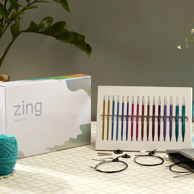 Knitting Pins: Circular: Interchangeable: Zing: Melodies of Life: Gift Set