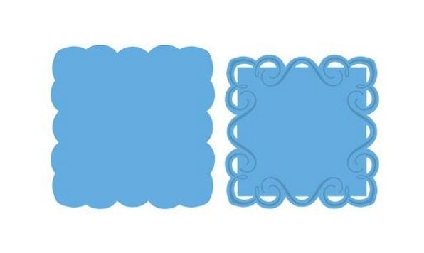 Marianne Creatables Stencil Die Cutting Embossing Sizzix - Elegant Square