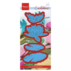 LR0460 - Marianne Creatables Stencil Die Cutting Embossing Sizzix -Tiny's Large Waterlily