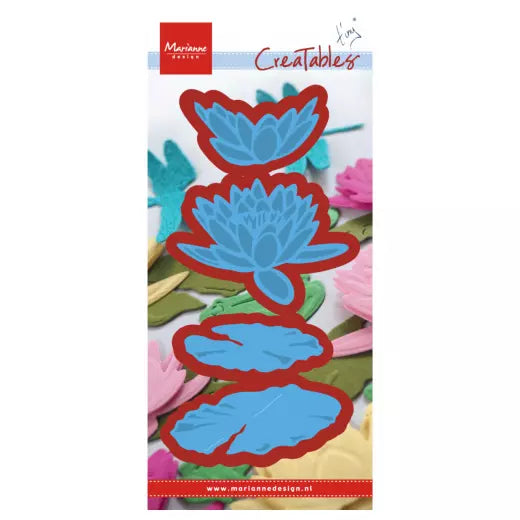 LR0460 - Marianne Creatables Stencil Die Cutting Embossing Sizzix -Tiny's Large Waterlily