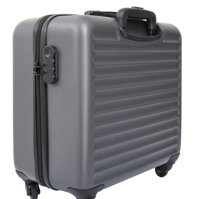 Sewing Machine Hard Case Trolley Bag : 44cm : Metallic Silver