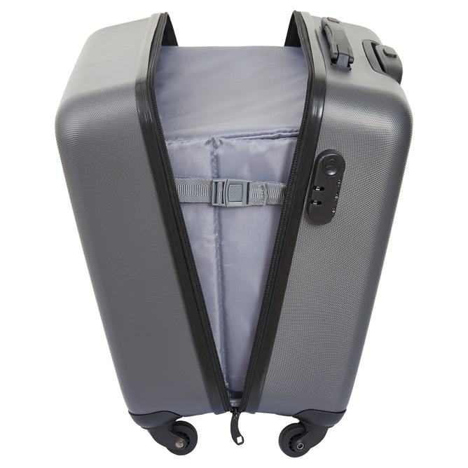 Sewing Machine Hard Case Trolley Bag : 44cm : Metallic Silver