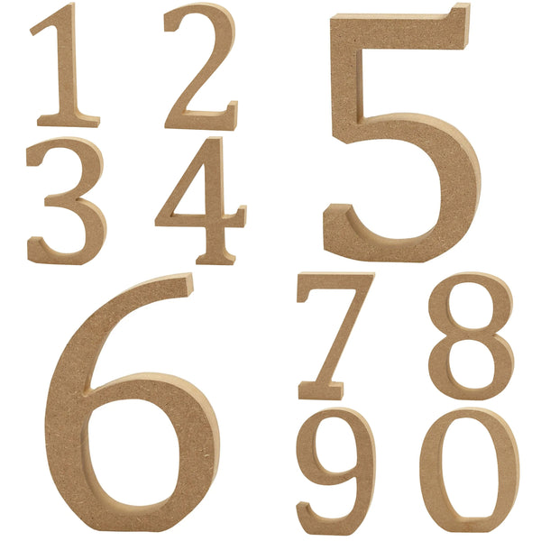 Wooden Letters Large 13cm MDF Capital Letters Numbers & Symbols for Crafts