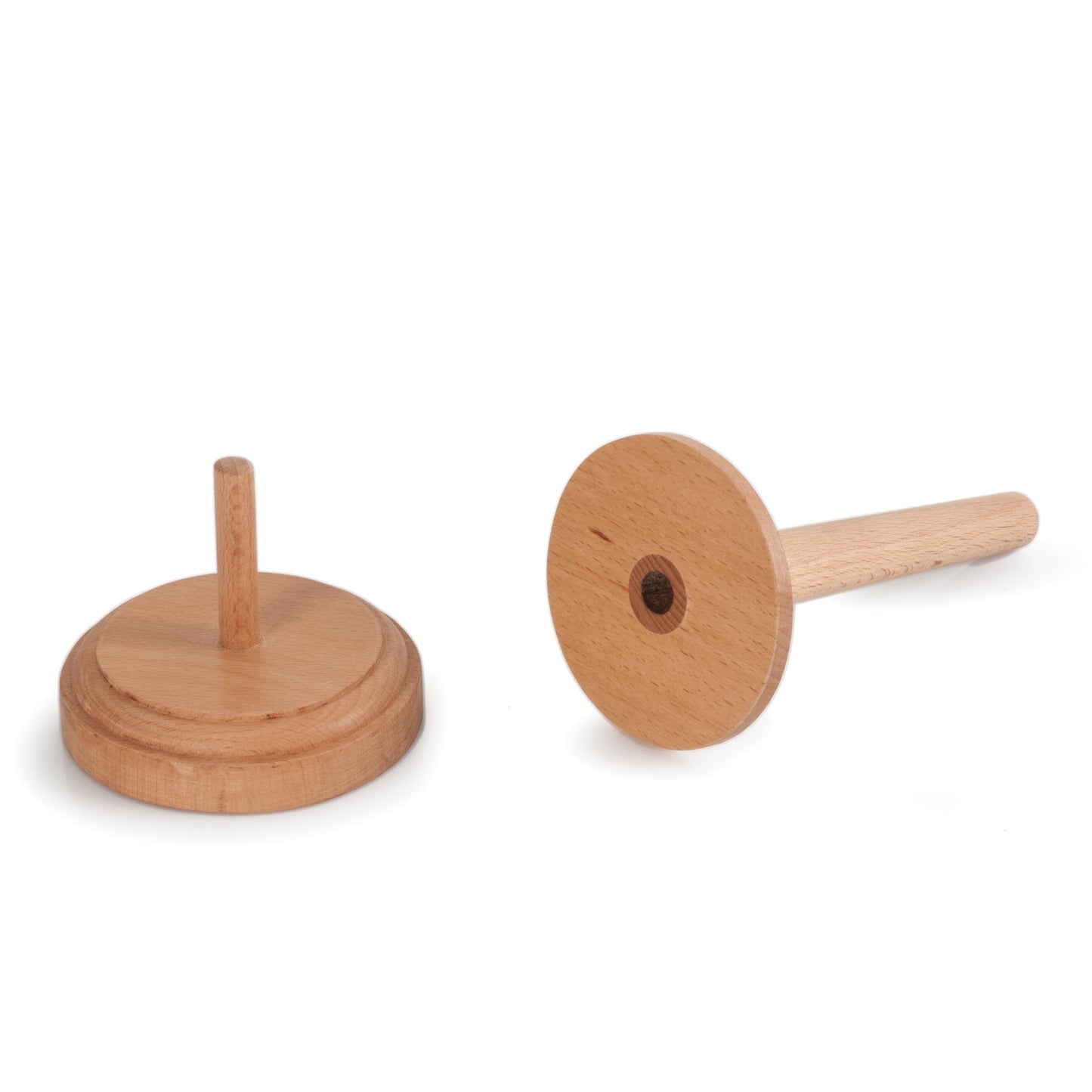 Beech Wood Yarn & Thread Holder - Spinning Design for Tangle-Free Crafting