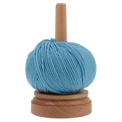 Beech Wood Yarn & Thread Holder - Spinning Design for Tangle-Free Crafting