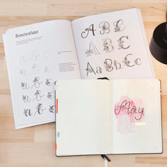 Hand Lettering Exercises Notebook - Instructions Ideas Tricks 63 Pages Writing Stationary