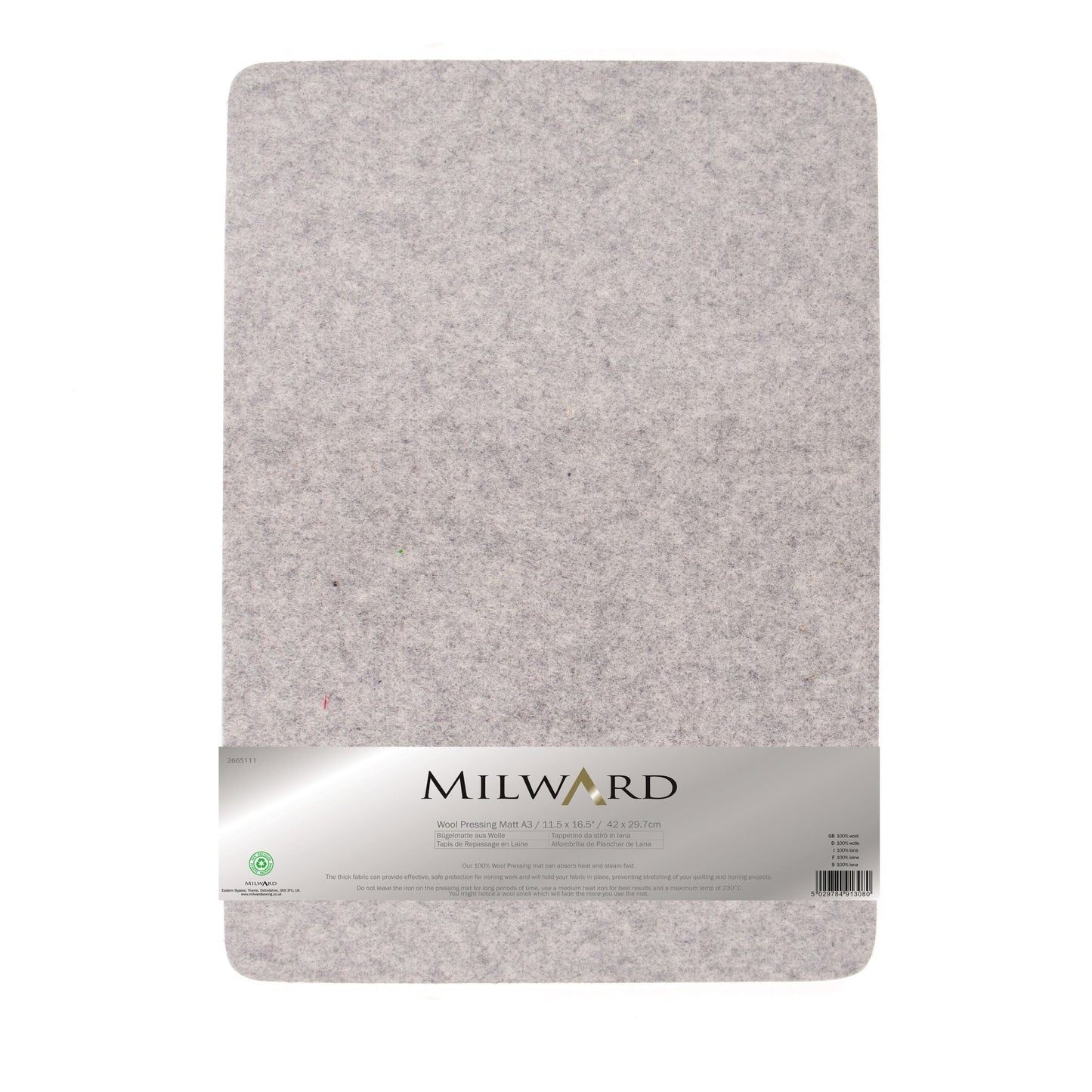 A3 42x29.7cm Milward Pressing Mat - 100% Wool Good For Almost All Surfaces