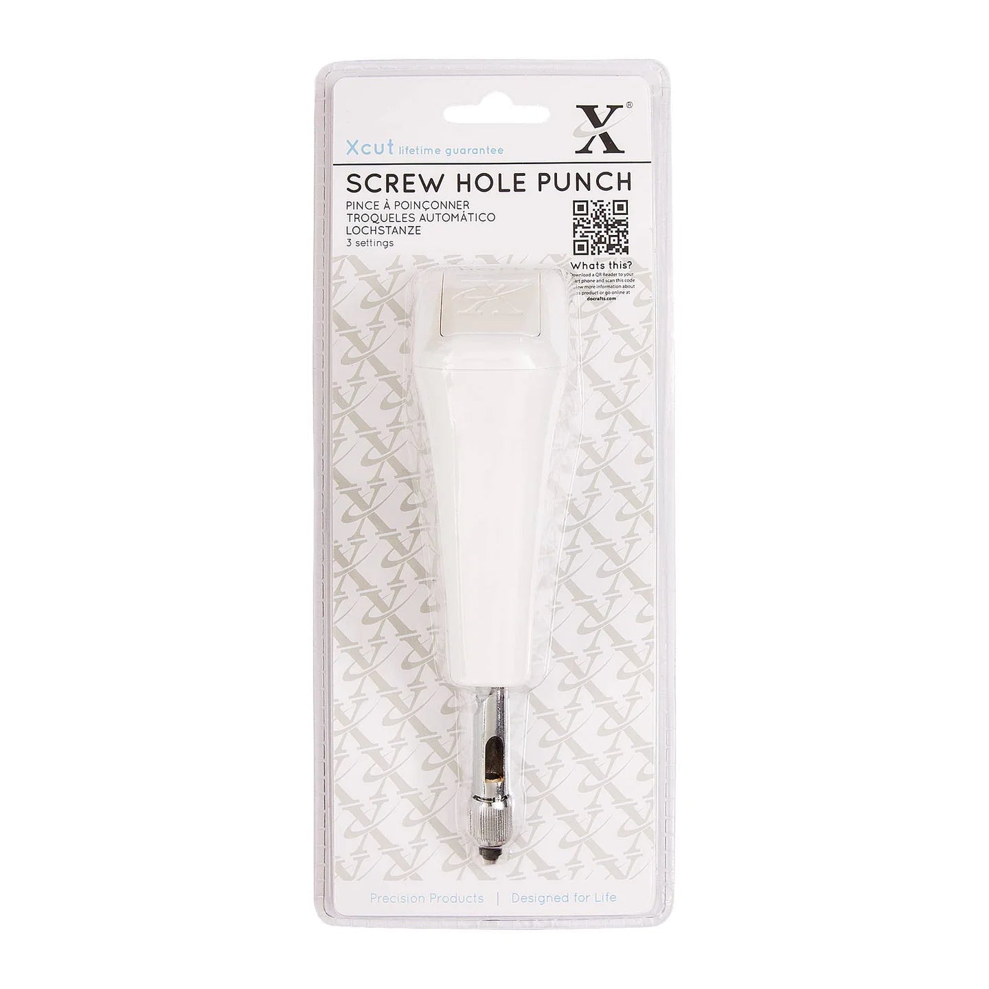 Adjustable Screw Hole Puncher By Xcut 3 Tips 2mm, 3mm, and 4mm SALE