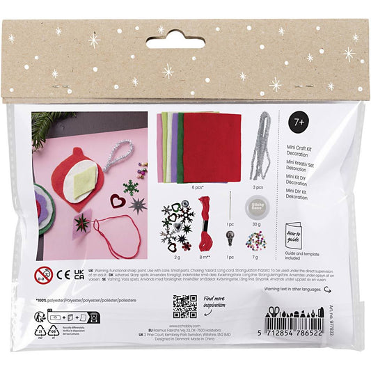 All - in - One Christmas Monster Craft Kit - Create Adorable Clay Figures with Polystyrene Body & Googly Eyes - Home - Crafts
